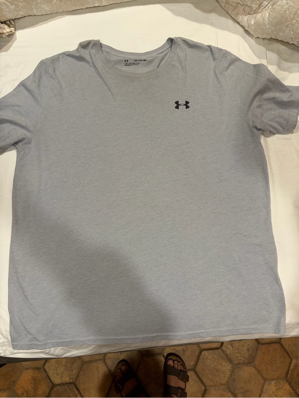Under Armour Light Gray Short-Sleeve Performance Tee
